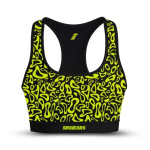 Chaotic Pattern Women Sports Bra CTC-B54
