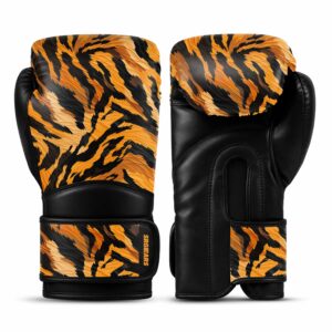 Tiger PU Leather Boxing Gloves